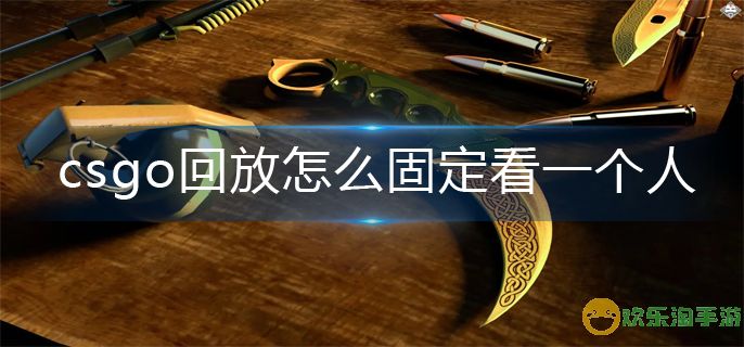 csgo回放固定看一个人方法