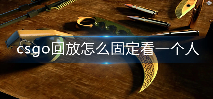 csgo回放怎么固定看一个人