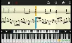 完美钢琴E调 完美钢琴蓝色的键怎么弹？