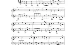 完美钢琴简单的曲子 新手最简单的钢琴曲谱