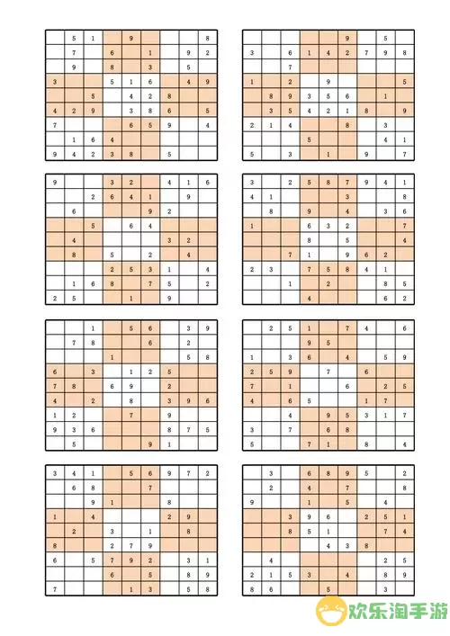 数独九宫格的解题口诀 九宫数独高级100题