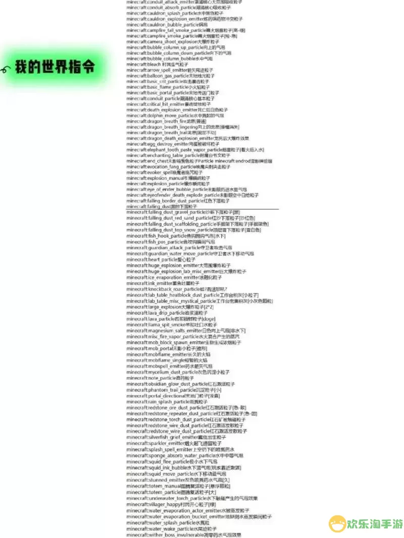 我的世界1.15指令代码大全与实用技巧解析图2