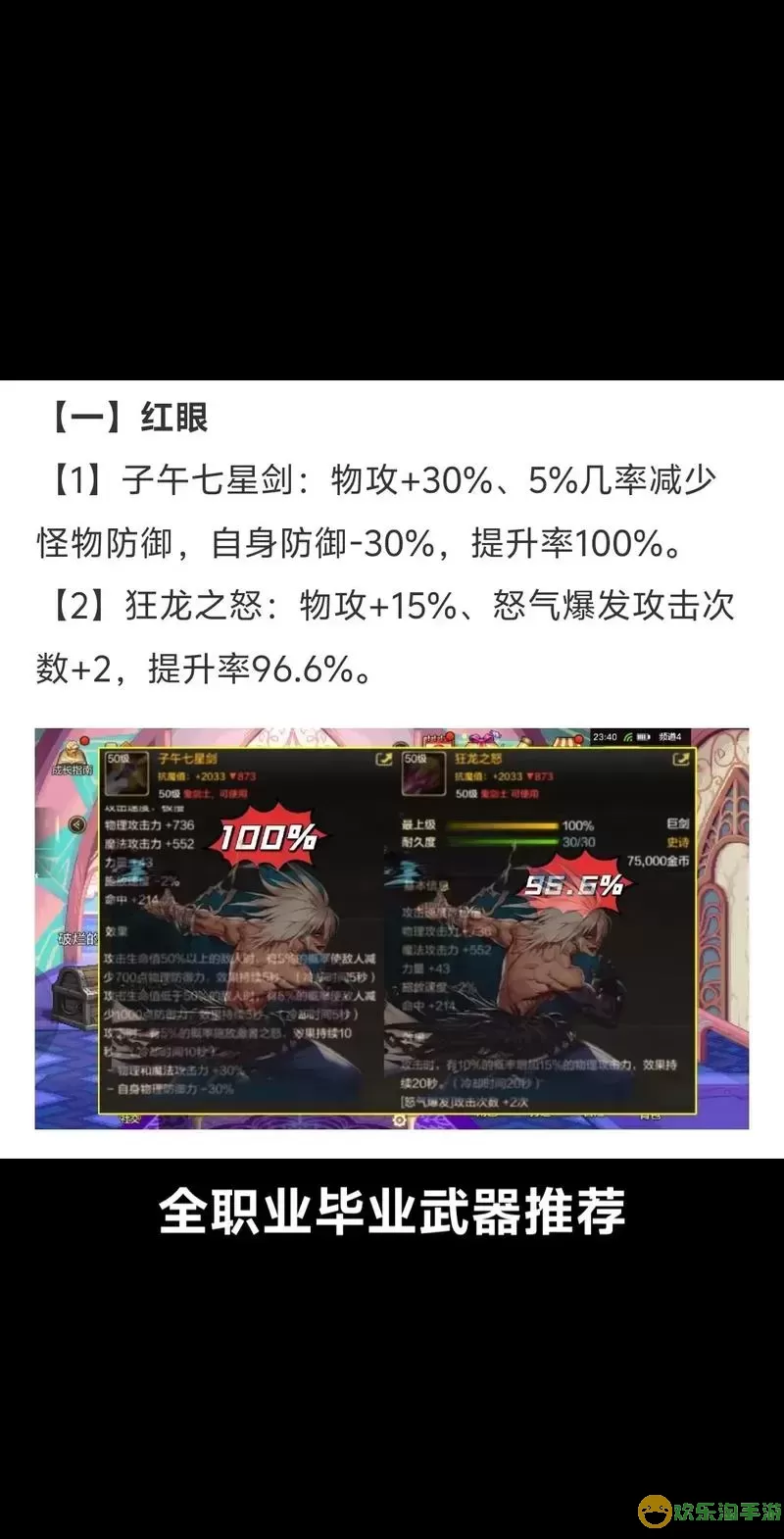 dnf100级魔神毕业武器是什么图1