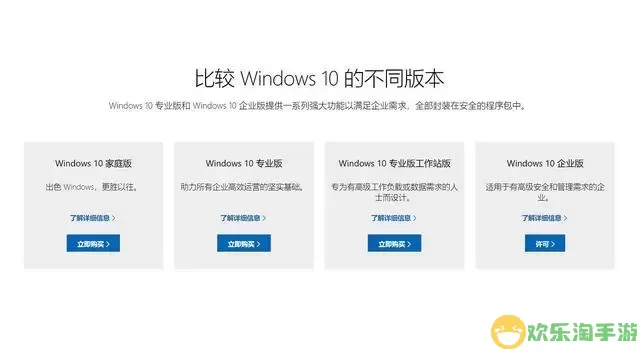 win10 版本 区别图2