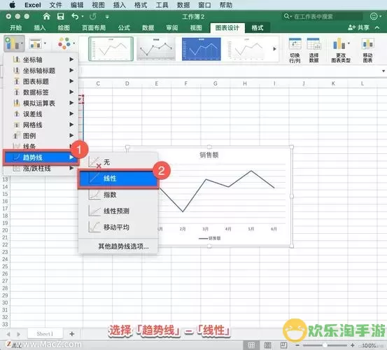 如何在Excel中一键为每行数据生成折线图的详细教程图1