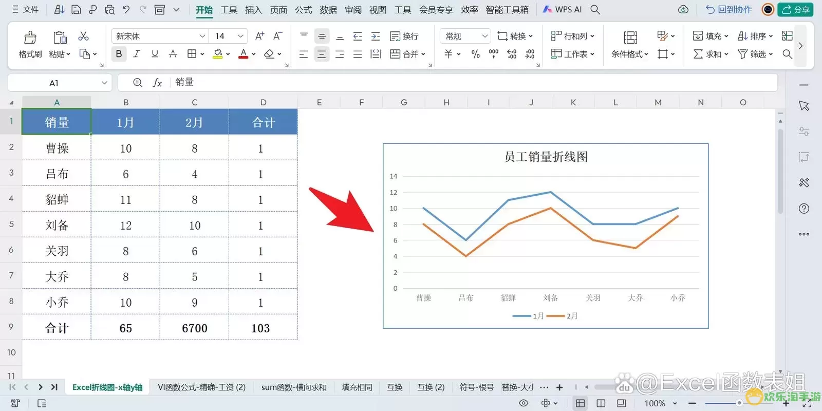 如何在Excel中创建XY折线图的详细步骤与技巧图2