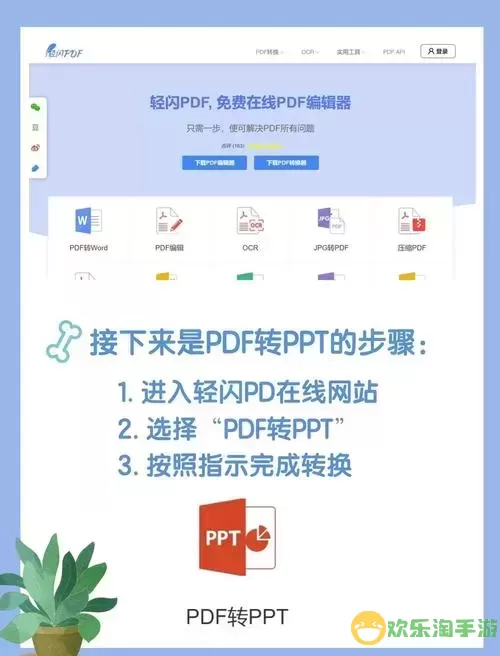 免费转换PDF为PPT的软件推荐与使用指南图3